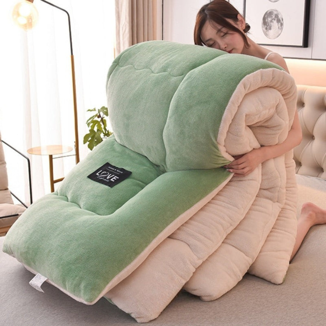 VärmLugn – Filt med naturlig tyngd och lugnande värme